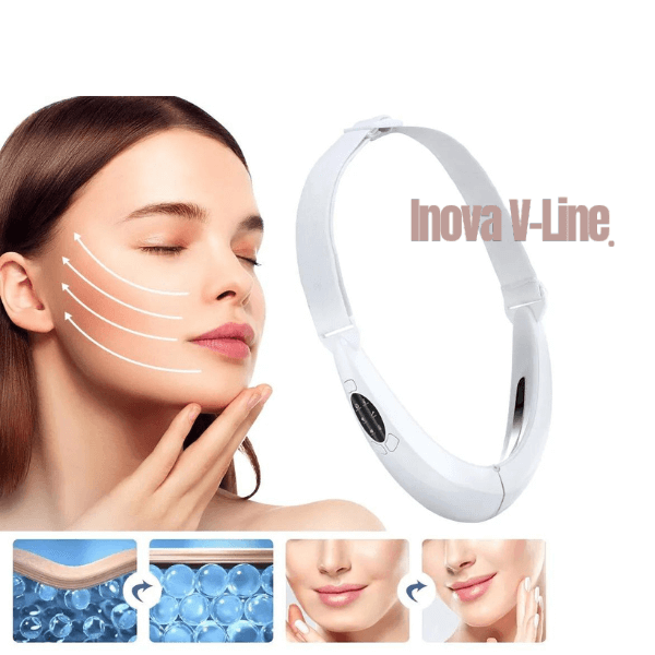 Inova V-line Lifting e emagrecimento facial! - Elimine queixo duplo e defina seu contorno facial - Inovatech Store