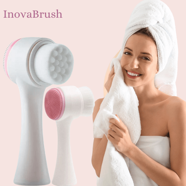 InovaBrush - Escova Facial Skincare 2 em 1 para Limpeza Profunda e Eficiente - Inovatech Store
