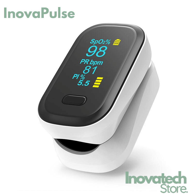 InovaPulse - Monitor de Oxigênio com Tela OLED para Medição Precisa e Prática - Inovatech Store