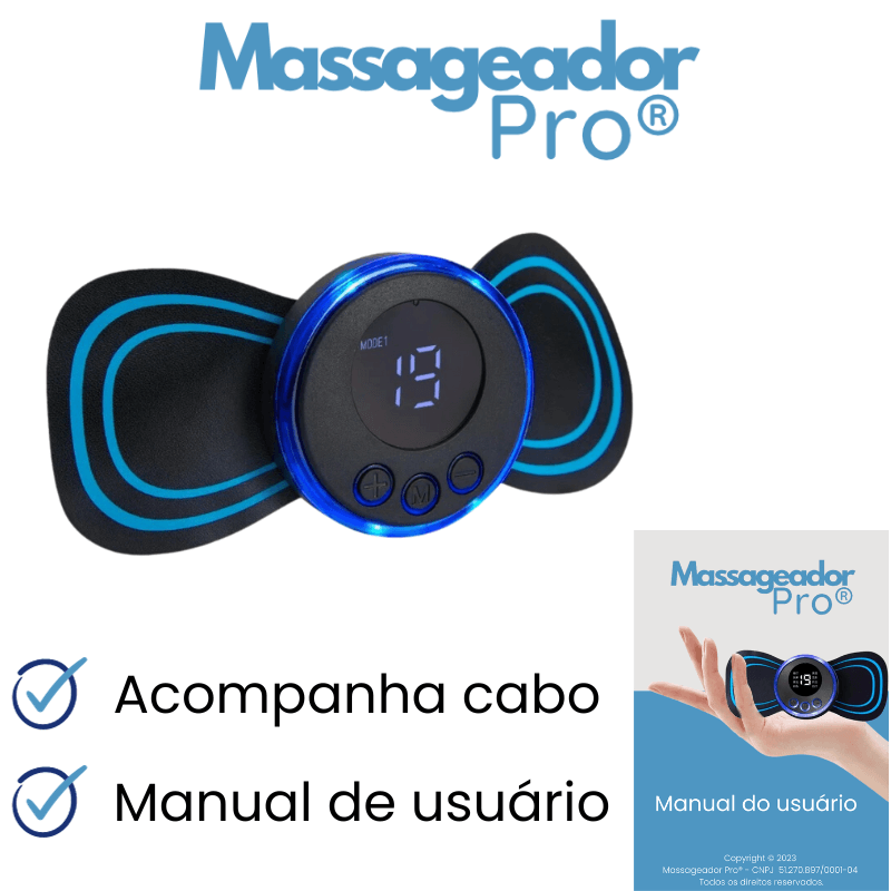 Massageador Pro®: Alívio Imediato e Duradouro para Dor Muscular com Estimulação Neuromuscular - Inovatech Store